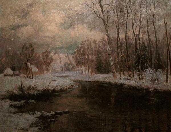 Maurice Galbraith Cullen First Snow Norge oil painting art